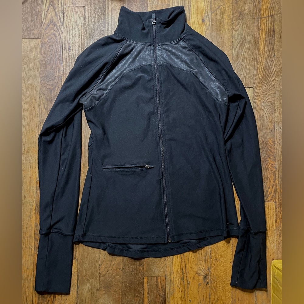 X Gottex Jacket Black & Gray Size Small